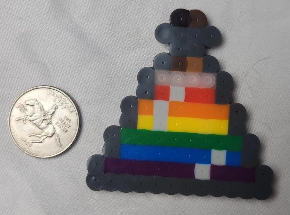 Pride LGBT Potion Perler Pixel Art